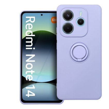 Puzdro SILICONE RING pre XIAOMI Redmi Note 14 5G fialové