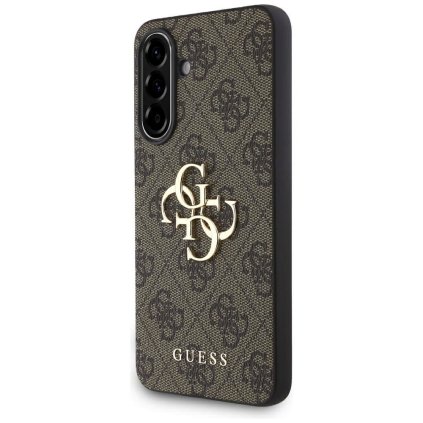 GUESS pre SAMSUNG A56 GUHCSA564GMGBR (4G PU Big Logo) hnedé