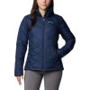 TMAVĚ MODRÁ DÁMSKÁ PROŠÍVANÁ BUNDA COLUMBIA HEAVENLY JACKET