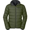 TMAVĚ ZELENÁ PÁNSKÁ PROŠÍVANÁ BUNDA JACK WOLFSKIN HELIUM JKT M