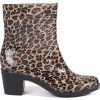 DÁMSKÉ HOLÍNKY NA PODPATKU S LEOPARDÍM VZOREM, PODPATEK 6 CM