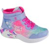 RŮŽOVO-FIALOVÉ SVÍTÍCÍ KOTNÍKOVÉ TENISKY SKECHERS UNICORN DREAMS - MAGICAL COVE