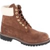 HNĚDÉ PÁNSKÉ KOTNÍKOVÉ BOTY TIMBERLAND PREMIUM 6 IN WP BOOT