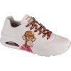 BÍLÉ KOŽENÉ TENISKY SKECHERS UNO - DR. BOMBAY