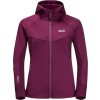 FIALOVÁ DÁMSKÁ FLEECOVÁ BUNDA JACK WOLFSKIN HYDRO GRID FLEECE JKT W