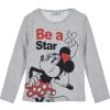 DISNEY MINNIE MOUSE DÍVČÍ ŠEDÉ TRIČKO S DLOUHÝMI RUKÁVY