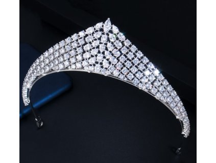 Luxusní svatební korunka Zirkonia Diadem