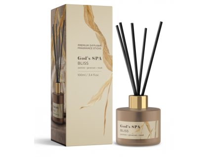 Vonný difuzér GOD'S SPA BLISS - sklo 100ml