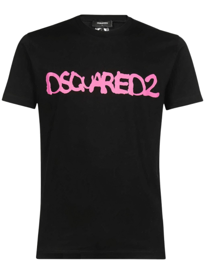 DSQUARED2 Paint Black tričko