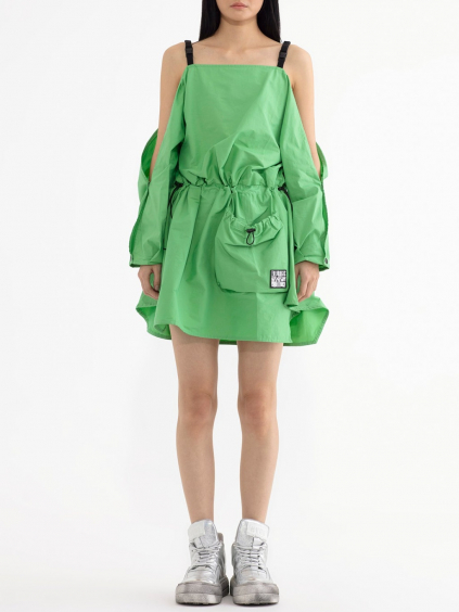 #VDR Funky Green šaty