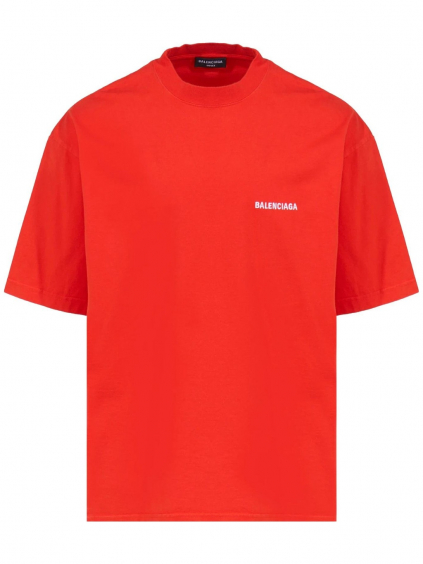 BALENCIAGA Bright Red tričko