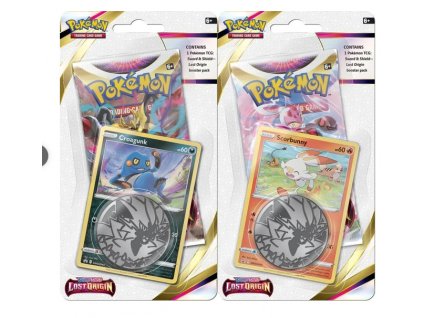 Merch Pokémon TCG Sword and Shield Lost Origin Scorbunny, Croagunk Nové