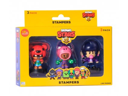 Figurky s razítky Brawl Stars 3ks Nové
