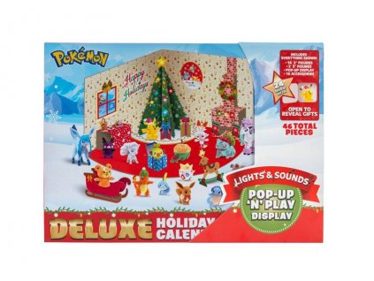 Adventní kalendář Pokémon Deluxe Happy Holidays Nové