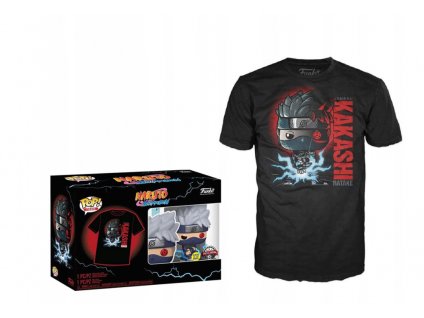 Funko set Naruto Kakashi 822 Glows in the Dark a tričko vel. M Nové