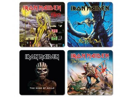 Podtácky Iron Maiden 4ks Nové
