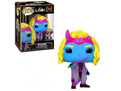Funko POP! 988 Marvel Loki Silvye Black Light Nové