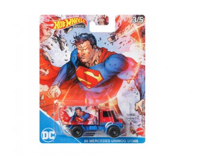 Hot Wheels Premium DC Superman 88 Mercedes Unimog UI300 Nové