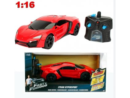 Auto RC Fast and Furious Lykan Hypersport 1:16 Nové