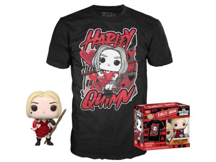 Funko Set DC The Suicide Squad Harley Quinn a tričko vel. M Diamond Collection Nové