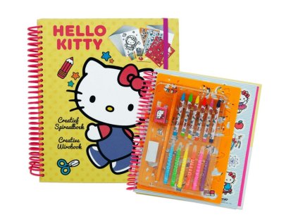 Kroužkový blok kreativní Hello Kitty Nové