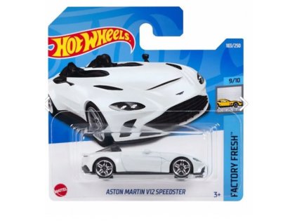 Hot Wheels Aston Martin V12 Speedster White Nové