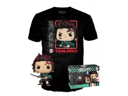 Funko Set Demon Slayer 867 Tanjiro a tričko vel. M Nové