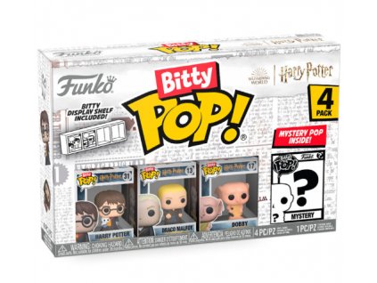 Figurka Funko Bitty Pop! Harry, Draco, Dobby, Mystery Nové