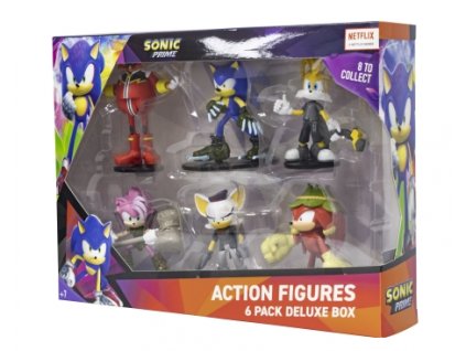 Figurky Ježek Sonic Deluxe 6ks 7cm Nové
