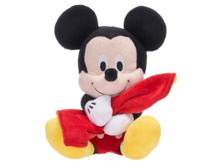 Plyšová hračka Disney Mickey Mouse s dečkou 21cm Nové