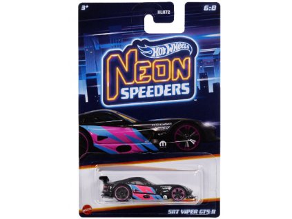 Hot Wheels Neon Speeders SRT Viper GTS-R Nové