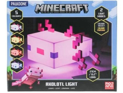 Lampička Minecraft Axolotl Nové