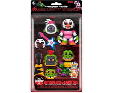 Funko Snaps! Five Night at Freddys Montgomery Gator and Glamrock Chica Nové