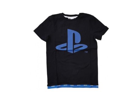 Tričko Playstation černé vel 146/152 Nové