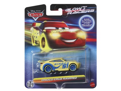 Disney Cars Glow Racers Dinoco Cruz Ramirez Nové