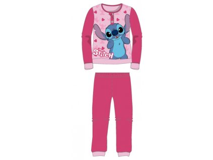 Pyžamo Disney Stitch fuchsiové vel. 98 Nové