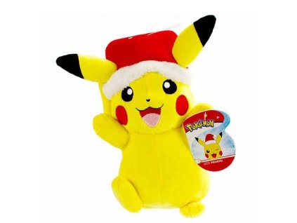 Plyšová hračka Pikachu Vánoční 20cm Nové