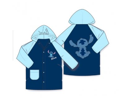Pláštěnka Disney Stitch tmavě modrá vel. 98cm Nové
