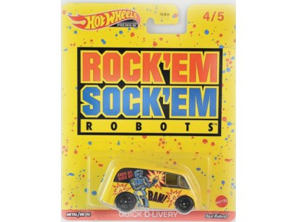 Hot Wheels Premium Rockem Sockem Robots Quick D-Livery Nové