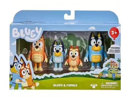 Figurky Bluey 4ks Nové