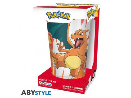 Sklenice Pokémon Charizard Nové