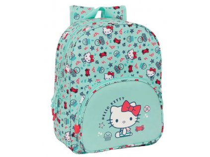 Batoh Hello Kitty moře 34cm Nové