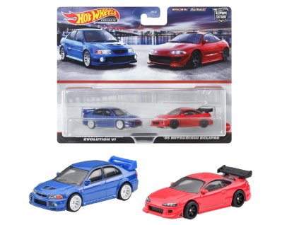 Hot Wheels Premium Mitsubishi Lancer Evolution VI a 95 Mitshubishi Eclipse Nové