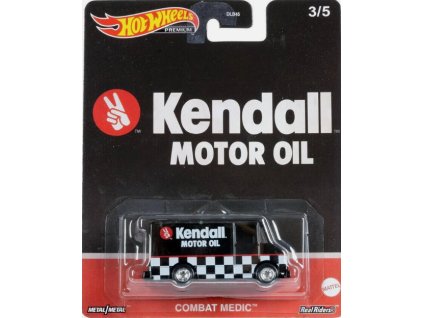Hot Wheels Premium Kendall Motor Oil Combat Medic Nové