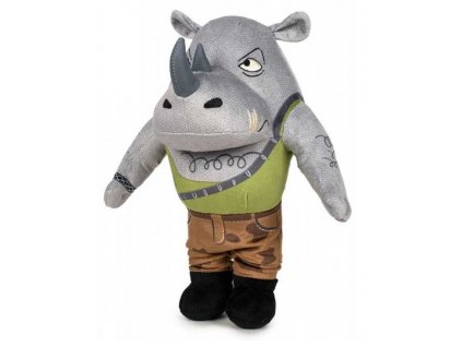Plyšová hračka Ninja Turtles Mutant Mayhem Rocksteady 28cm Nové