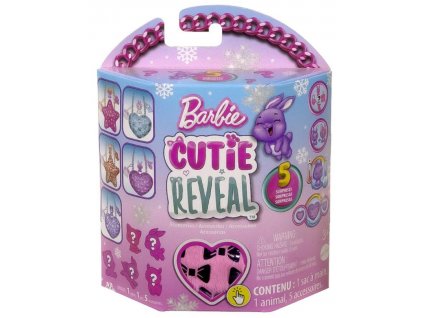 Barbie Cutie Reveal Plyšová kabelka růžové srdce Nové