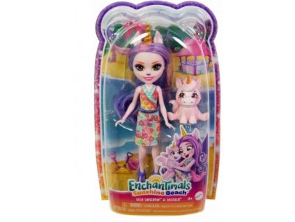 Enchantimals Sunshine Beach Ulia Unicorn Nové