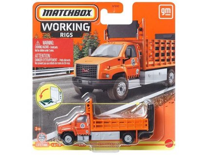 Matchbox Real Working Rigs GMC 3500 Attenuator Truck Nové