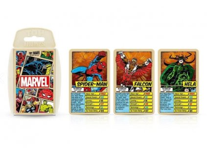 Karetní hra Top Trumps Marvel Comics Nové