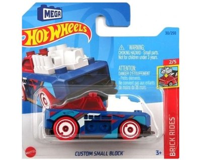 Hot Wheels Custom Small Block modré Nové